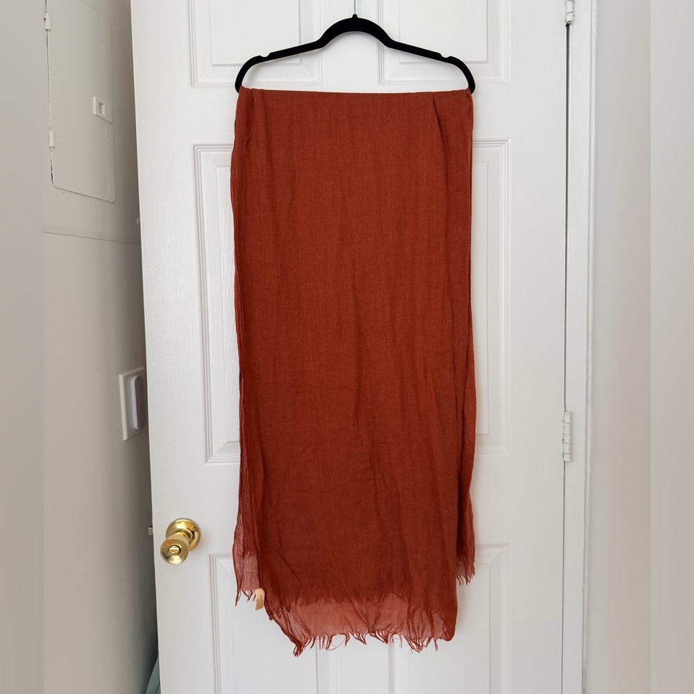 Women’s Rust Brown Lightweight Scarf